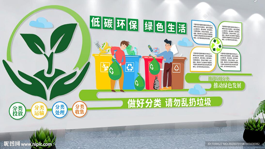 做好垃圾分类  请勿乱扔垃圾