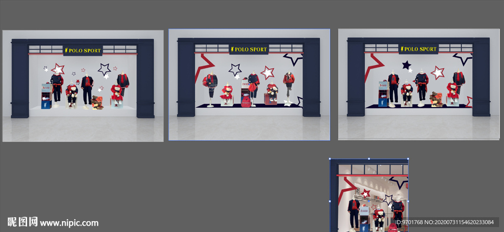 五角星 可爱 橱窗 星星