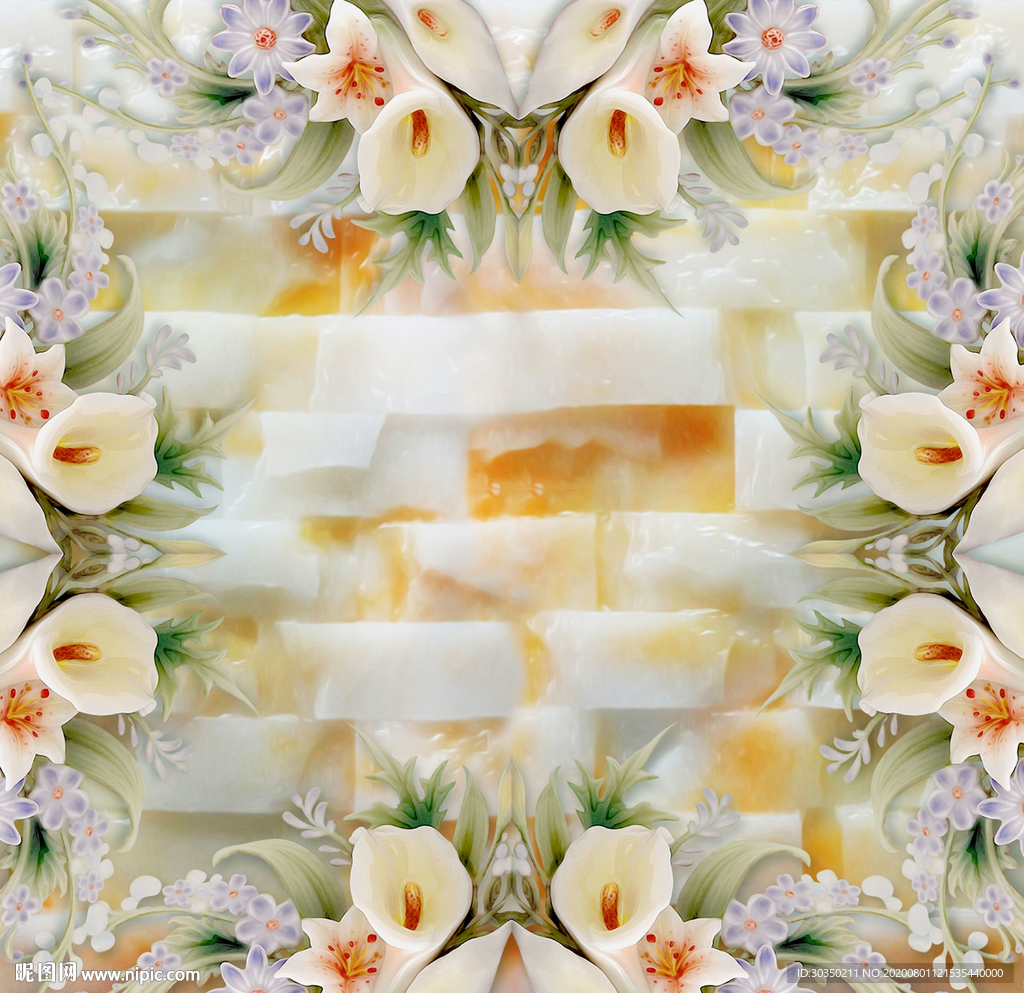 家和富贵玉雕客厅背景墙