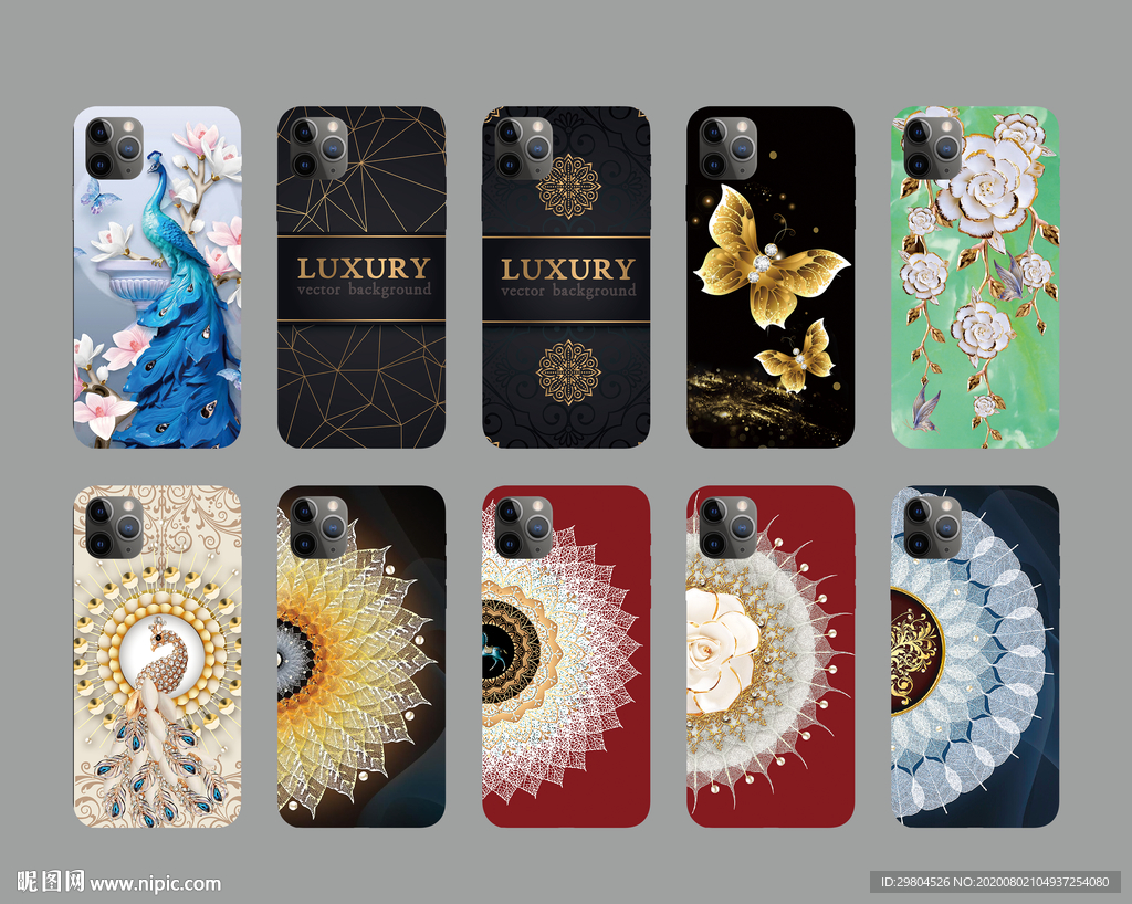 轻奢高端抽象金色叶子欧式装饰画