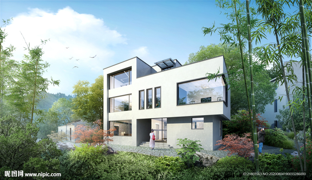 景观效果图别墅效果图民宿效果图