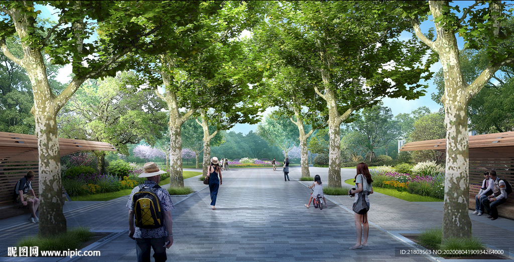 景观效果图入口效果图公园效果图