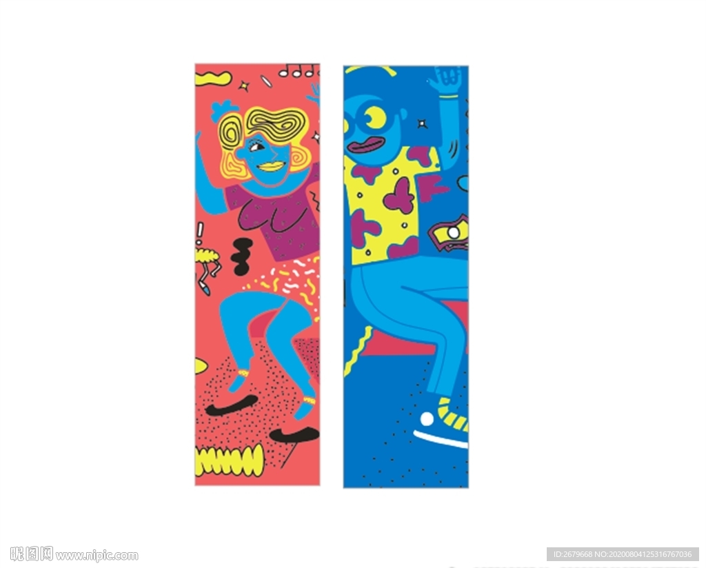 时尚男女  抽象男女 搞怪男女