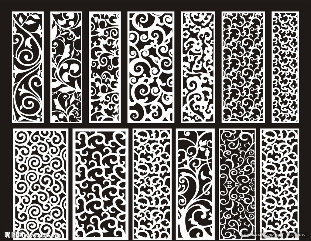 欧式镂空隔断雕花