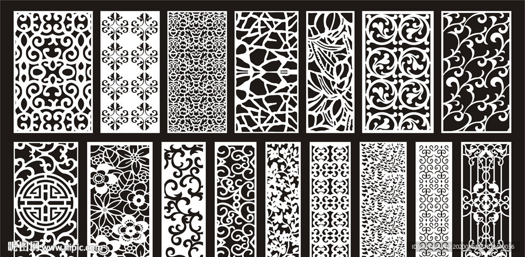 欧式镂空隔断雕花