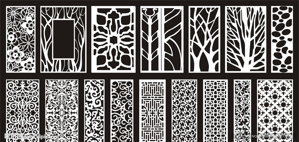 欧式镂空隔断雕花