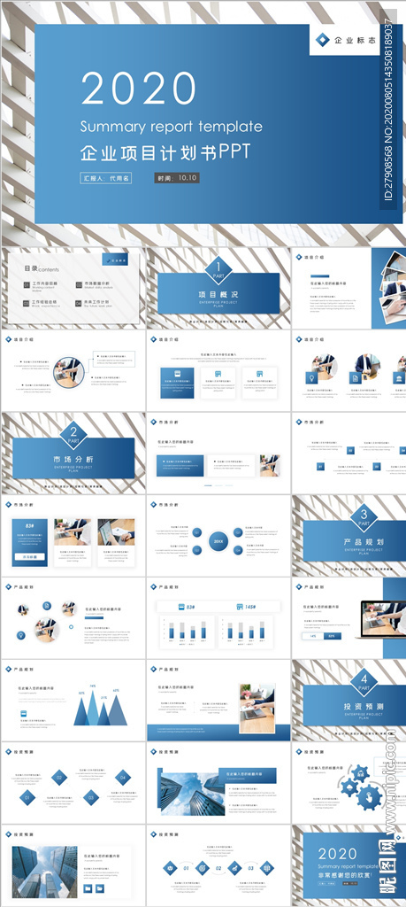 企业项目计划书PPT