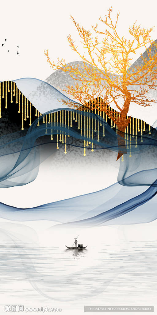 高档现代唯美玄关 TIF分层