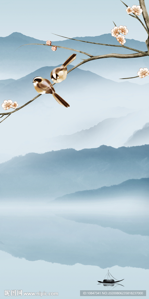 简约轻奢唯美玄关 TIF分层