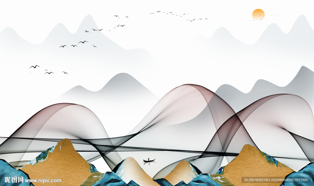 新款轻奢新装饰画 TIF分层