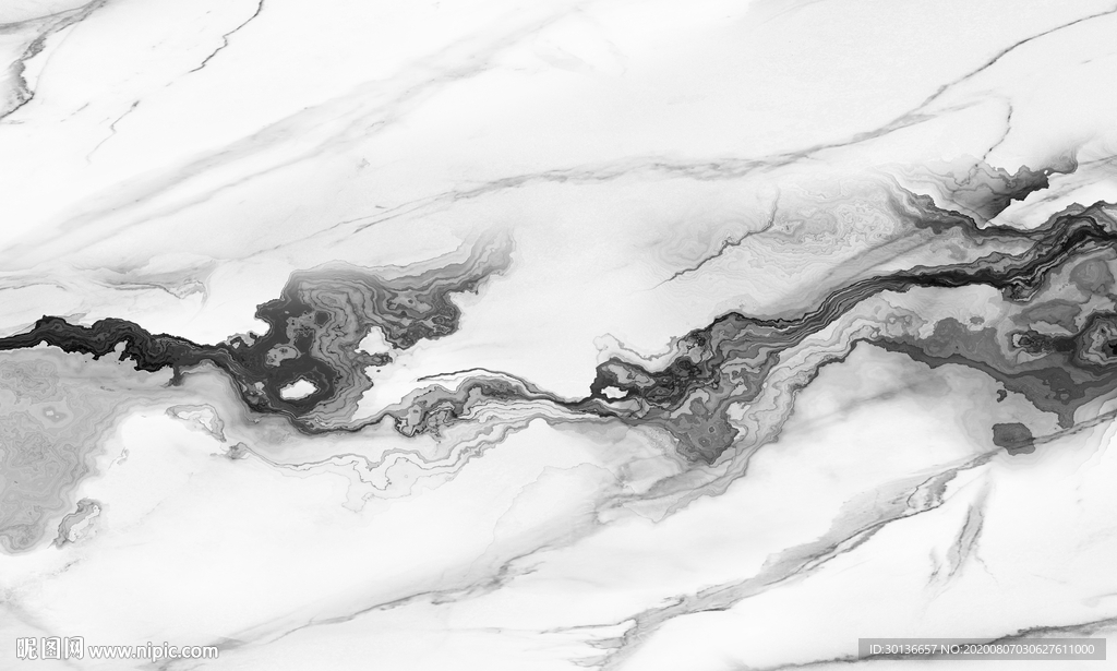 爵士白大气唯美山水 TIF分层