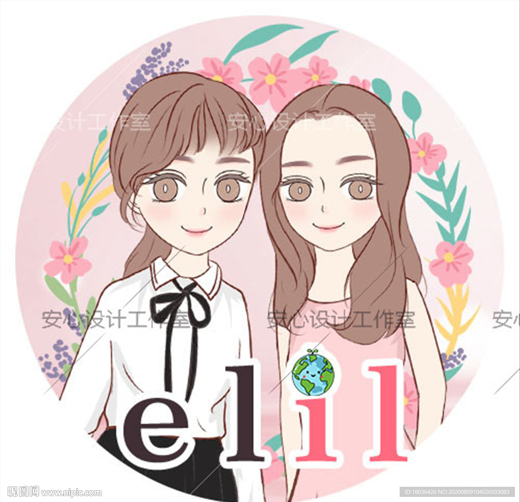 原创Q版手绘卡通人物