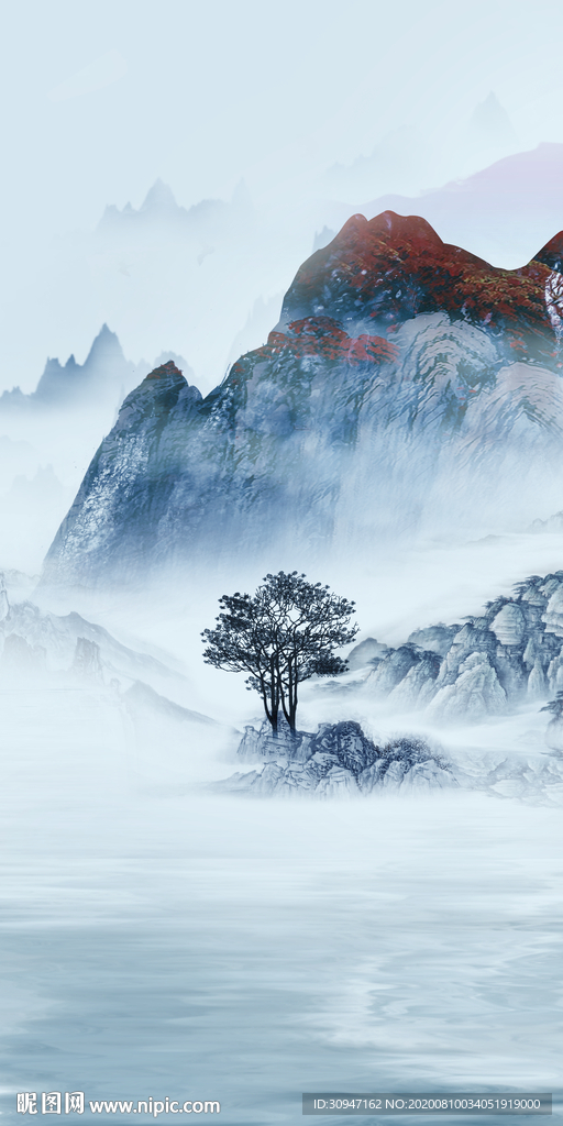 大气新山水画 TIF分层