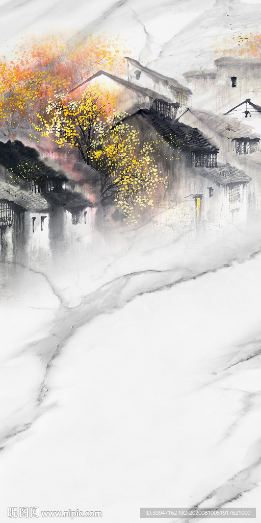 高清江南新山水画 TIF分层