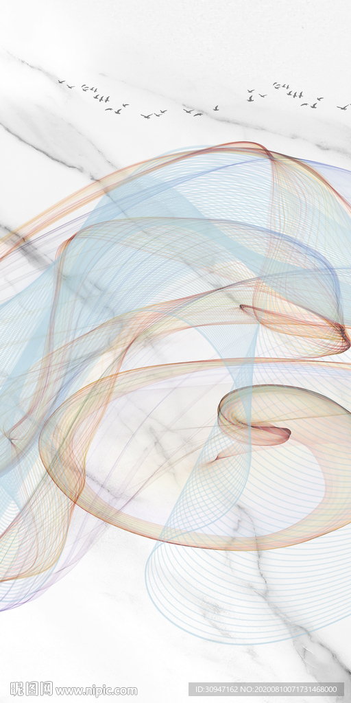 线条新玄关爵士白 TIF分层