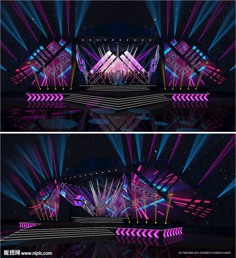 音乐节舞美设计户外舞台