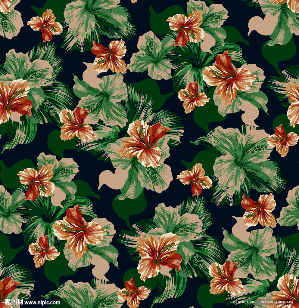 大牌花型 热带花 花卉