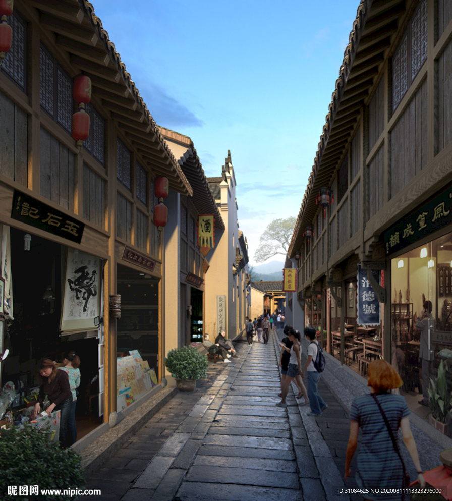 古建效果图古街效果图古街效果图