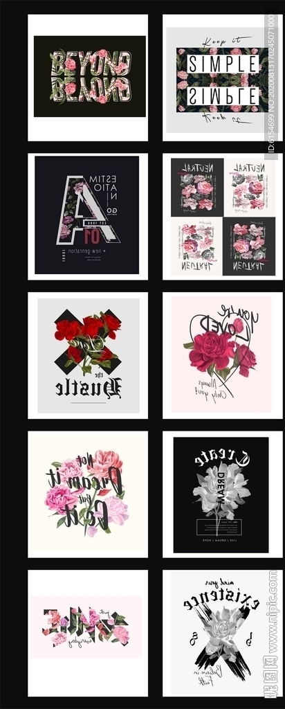 创意玫瑰花图片