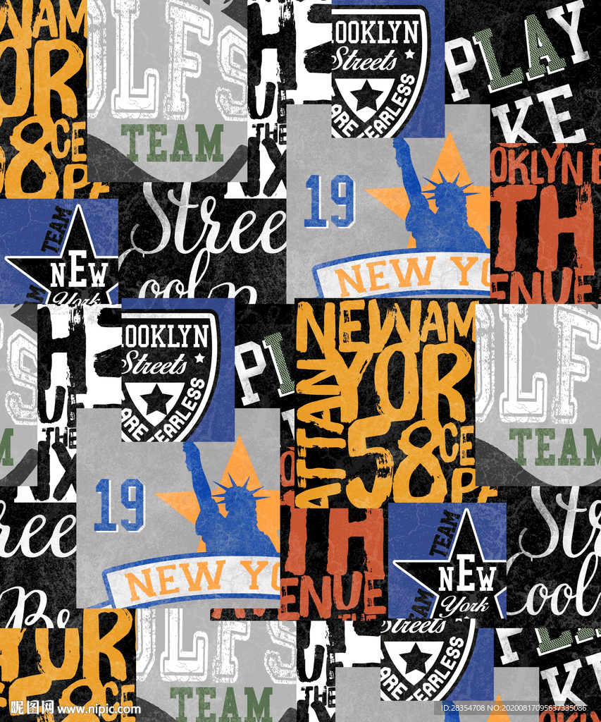 英文字 卡通 大牌