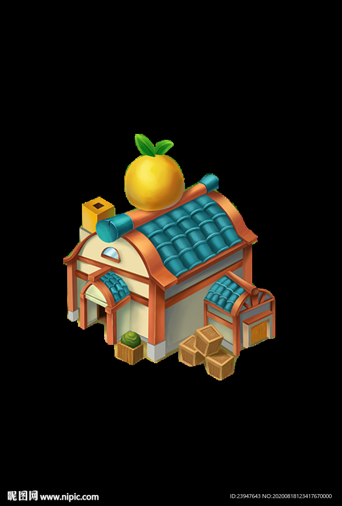 卡通 ui 游戏 农场 种植