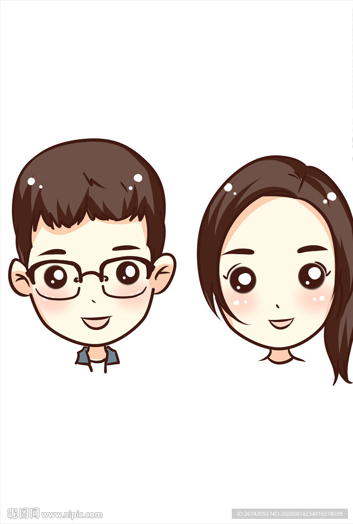 原创Q版 PSD精细分层人物