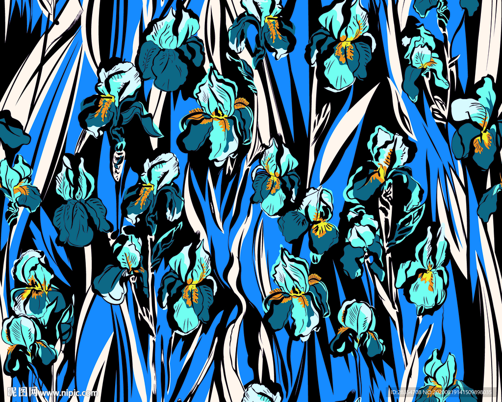 抽象 花朵 大牌 适量