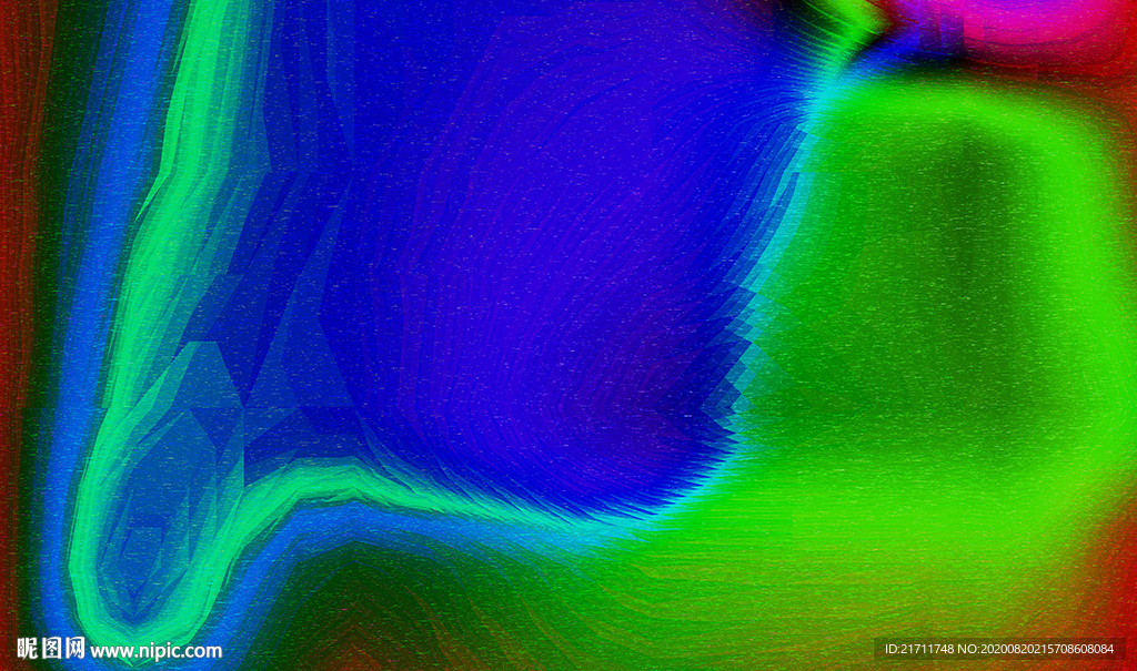 梦幻线条星云电视背景墙