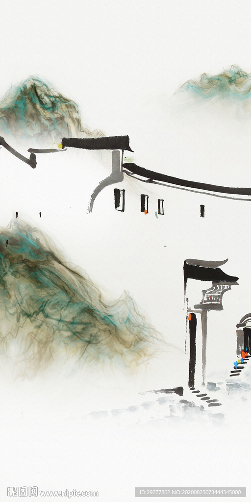 江南玄关最新画 TIF分层