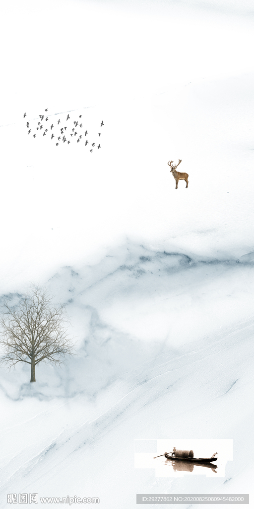 新品大气新玄关画 TIF分层