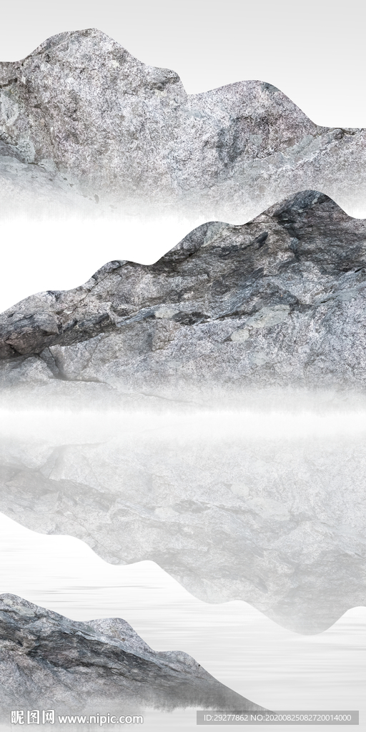 高档走道玄关山水 TIF分层