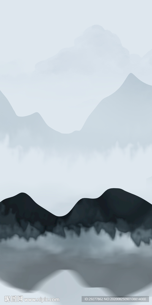 高清 走道玄关山水 TIF分层