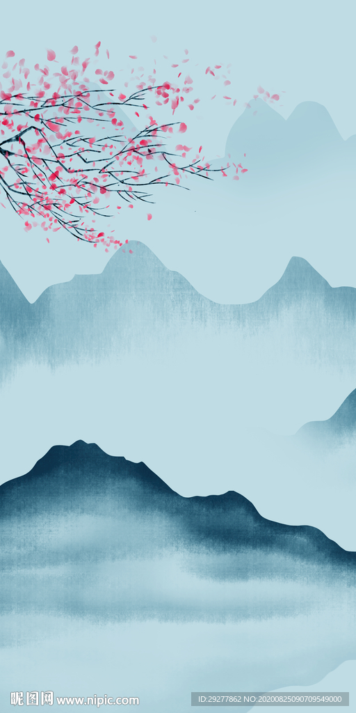 高档玄关最新挂画 TIF分层