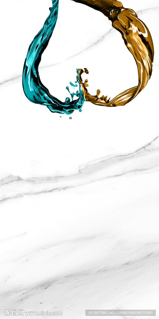 高档 大气玄关山水 TIF分层