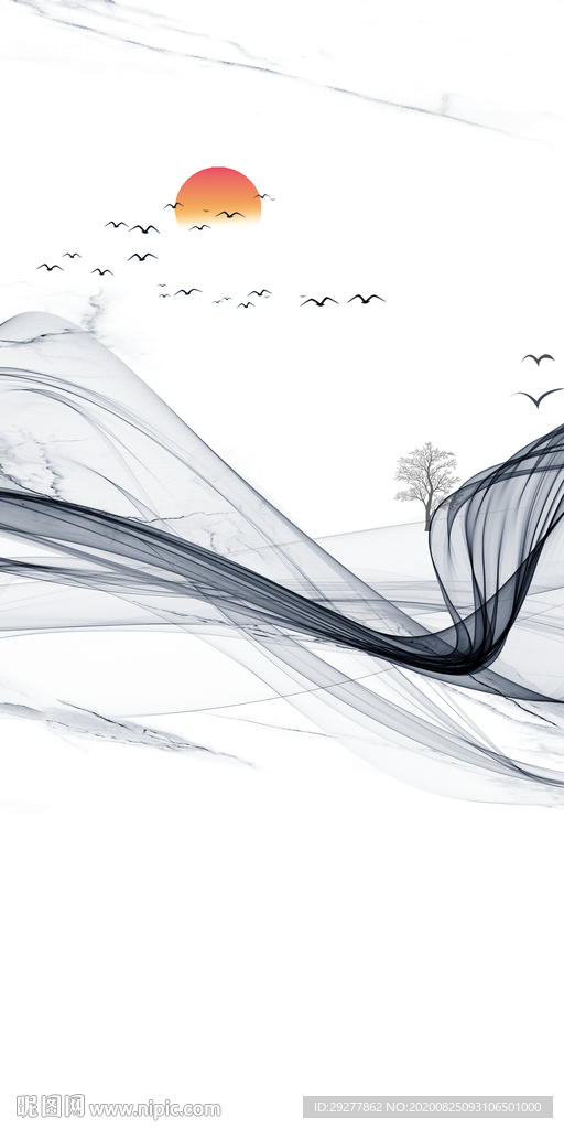 高清 玄关最新挂画 TIF分层