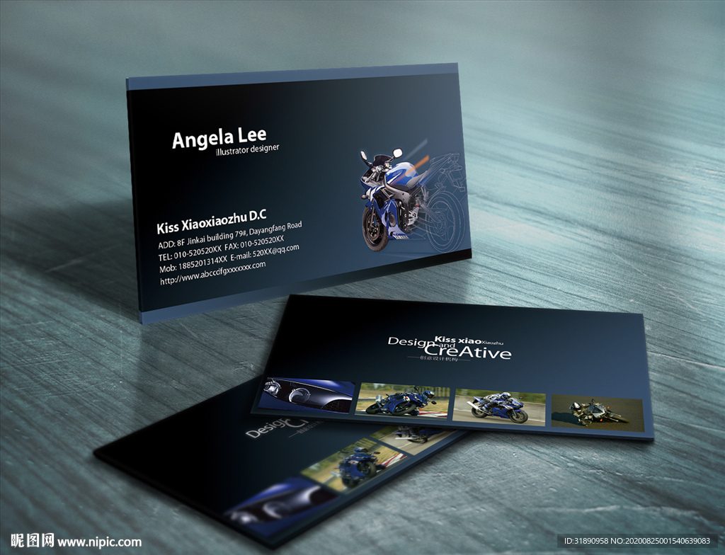 摩托车名片