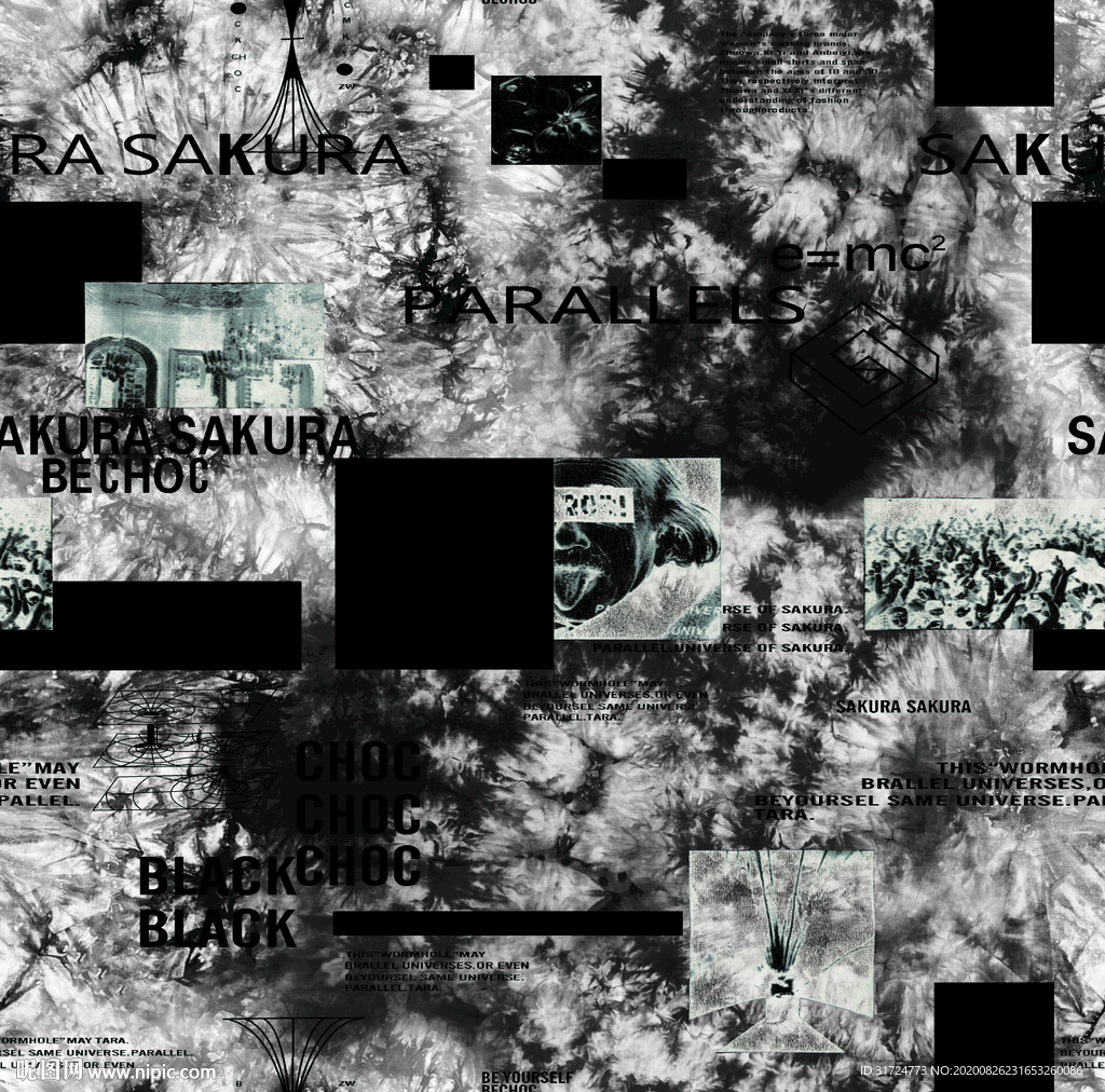 复古 数码印花 男装女装 格