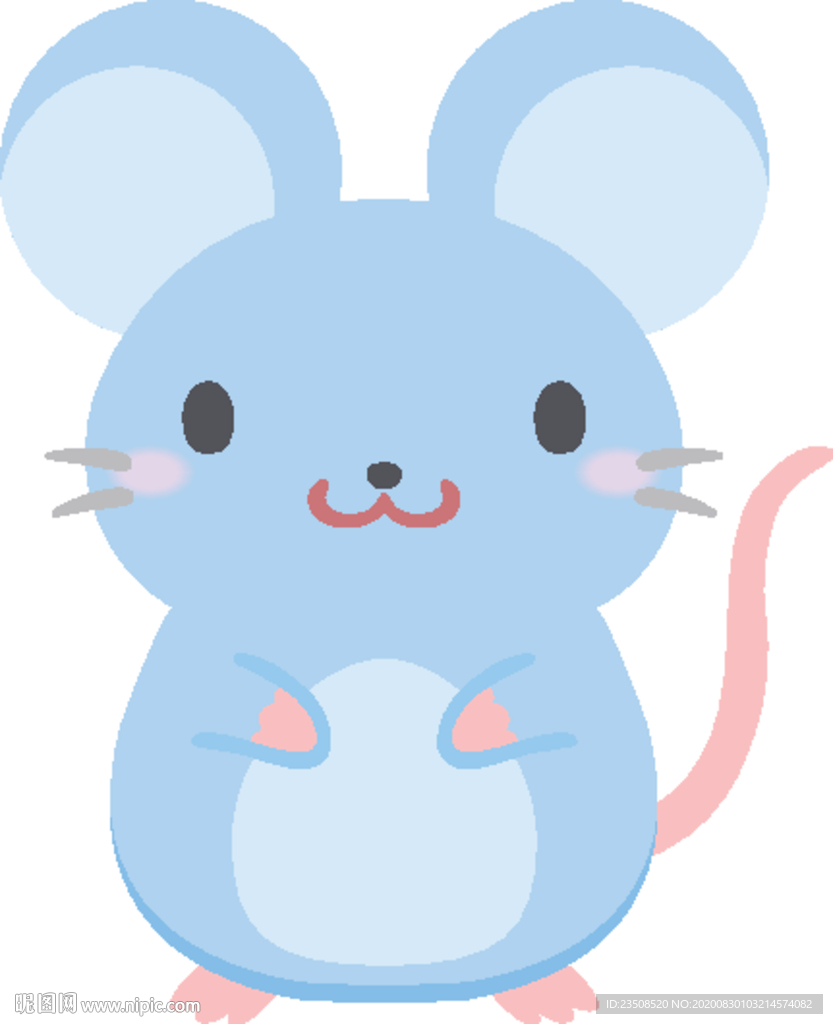 卡通老鼠插画图标