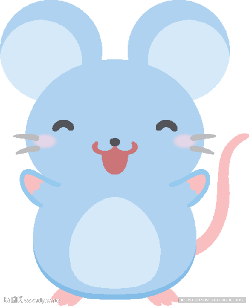 卡通鼠插画图标