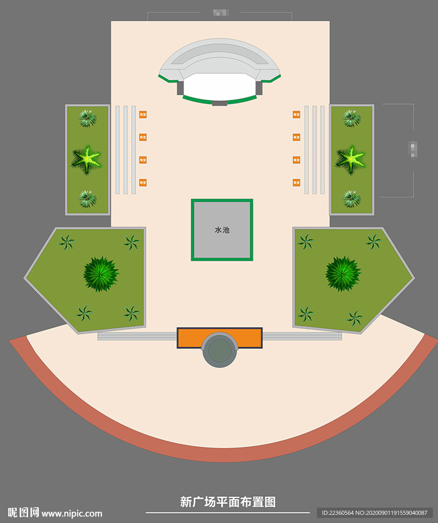 乐山新广场平面图