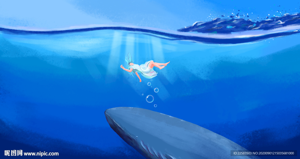 坠落海底的女孩