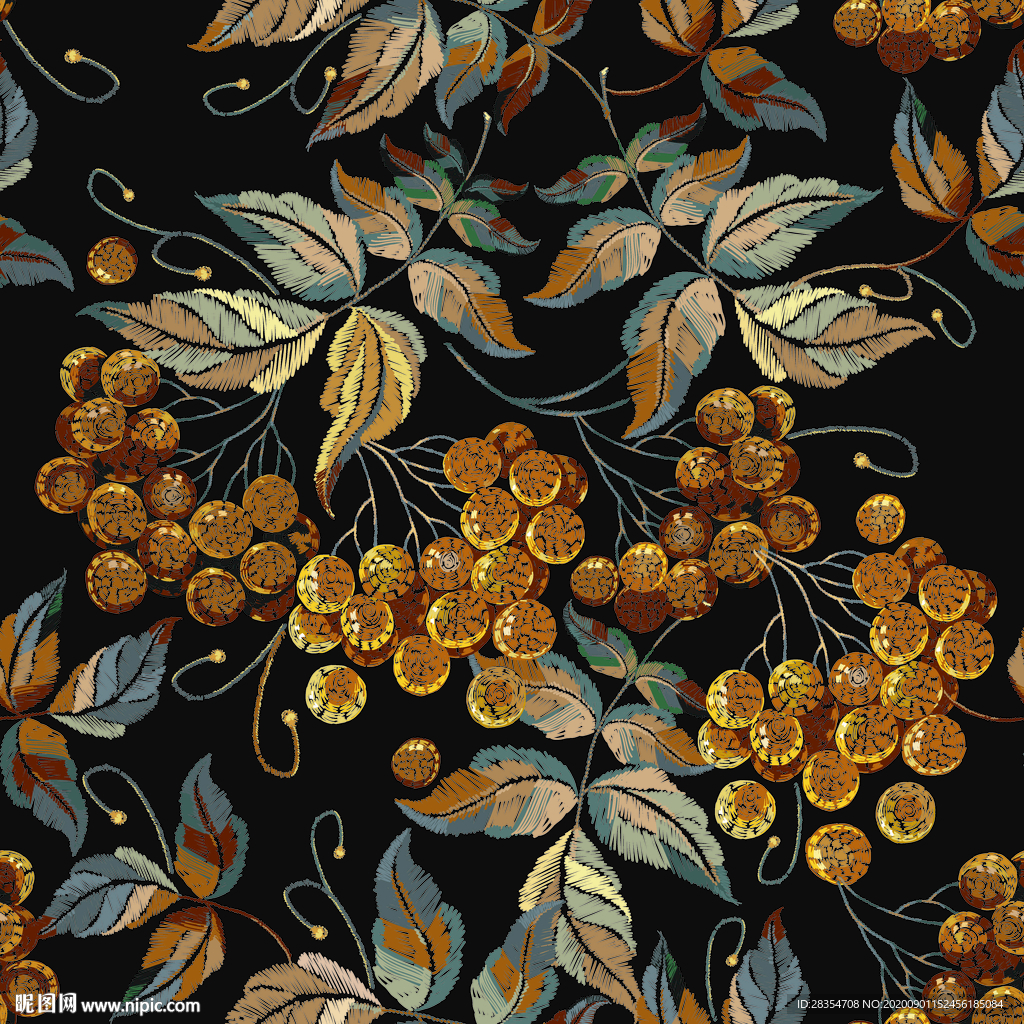 大牌 手绘 适量 绣花效果