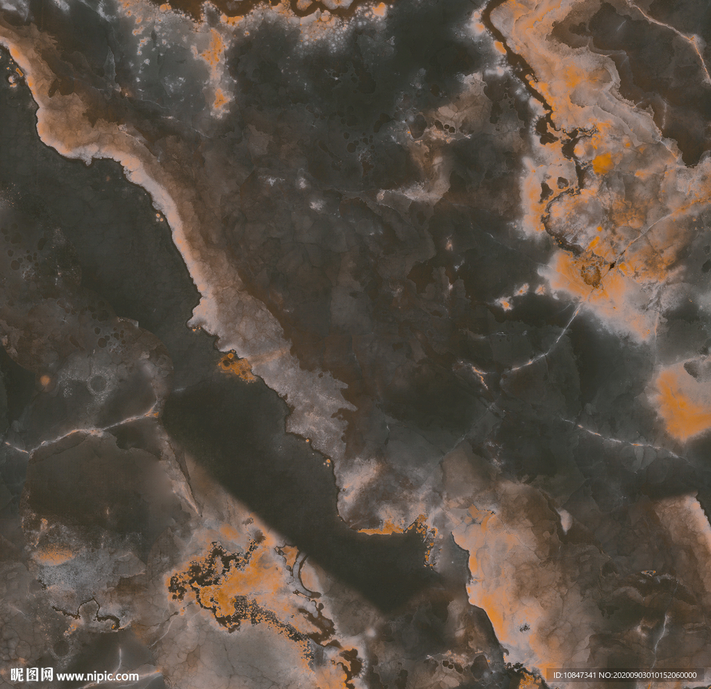 深咖 简约石纹 PSD通道分层