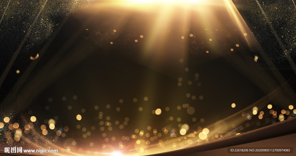 黑金大气会议展板背景素材