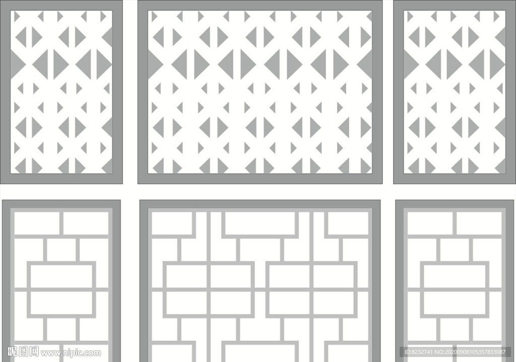 窗花 花纹 底纹 花格 窗格