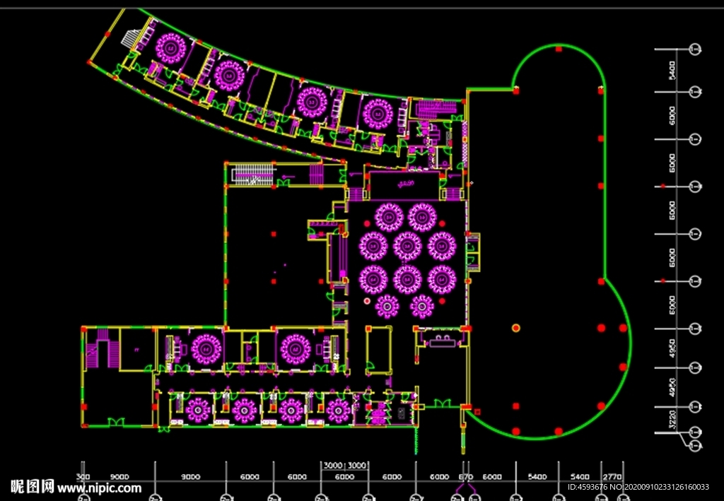 徽菜馆CAD施工图