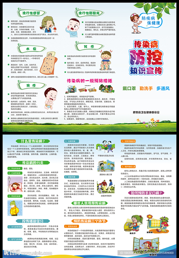 传染病防治法--三折页