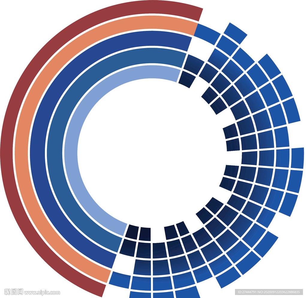 科技感圆形简约