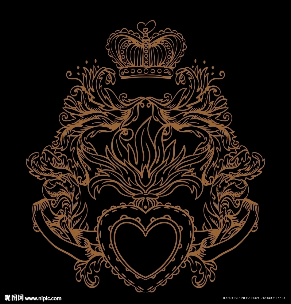 皇冠 爱心