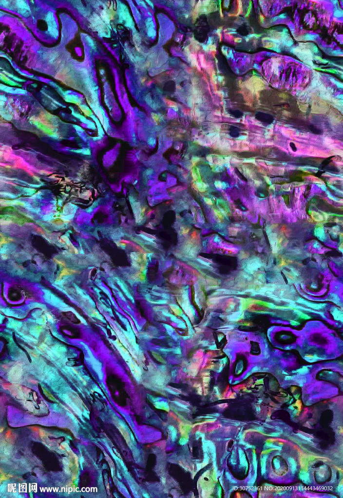 扎染 彩图 手绘